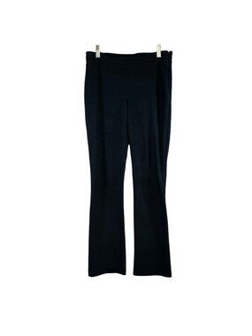 Isabella Bird Black Pants Size 4 Stretch Cotton Blend Straight Leg Side Zip